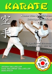 Plakat-Karate